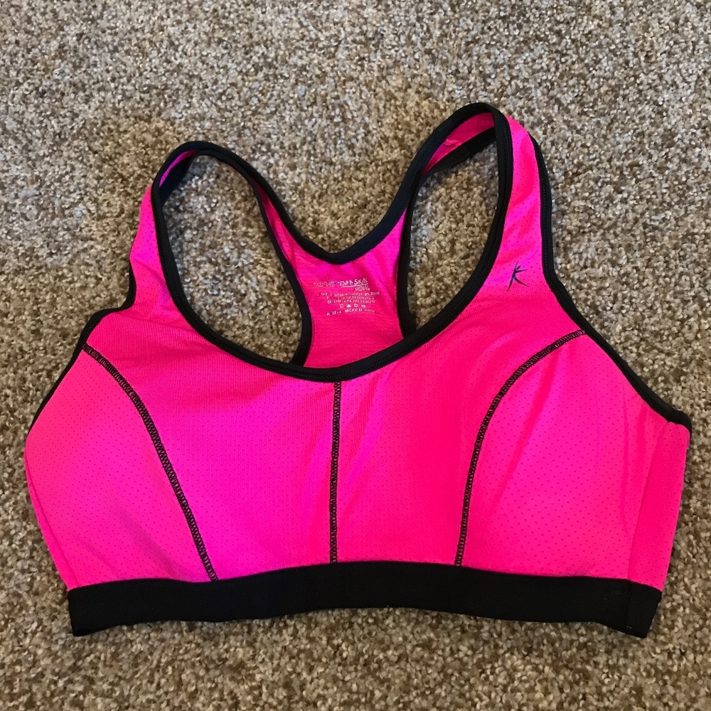 Pink Sports Bra